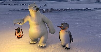 Eisbär und Pinguin von "Polaris"