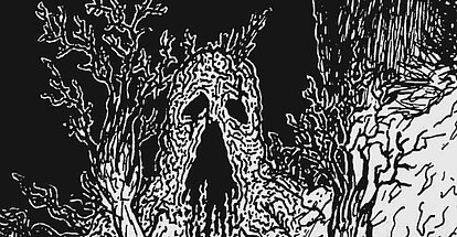 Konzertplakat in schwarz-weiß