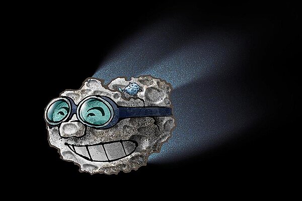 Ausschnitt aus "Stups, die kleine Sternschnuppe"