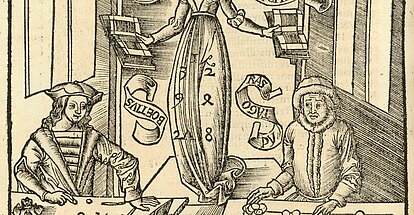 Historisches Bild zum arabischen Zahlensystem