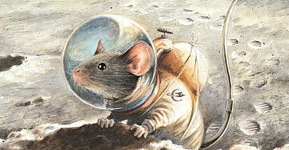 Armstrong, die Maus auf dem Mond